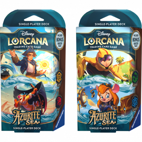 Lorcana - Azurblaues Meer - Starter Decks Set (2 Decks)