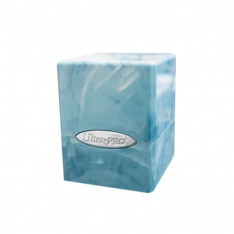 Ultra Pro - Marble Satin Cube - Light Blue / White