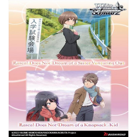 Weiss Schwarz - Rascal Does Not Dream Series - Booster Display (12 Packs)