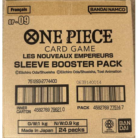 One Piece Card Game - Emperors in The New World OP-09 - Sleeved Booster Display (24 Packs)