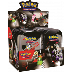Pokemon - SV10.5 Schwarze Blitze & Weiße Flammen - Einall Mini Tin Display (8 Mini Tins)