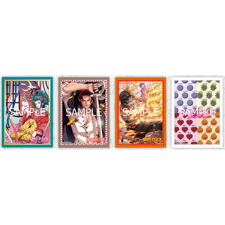One Piece Card Game - Official Sleeves 10 - Assorted 4 Kinds Sleeves (4x70)
