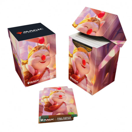 Ultra Pro - Magic: The Gathering - FINAL FANTASY 100+ Deck Box - Stiltzkin, Moogle Merchant