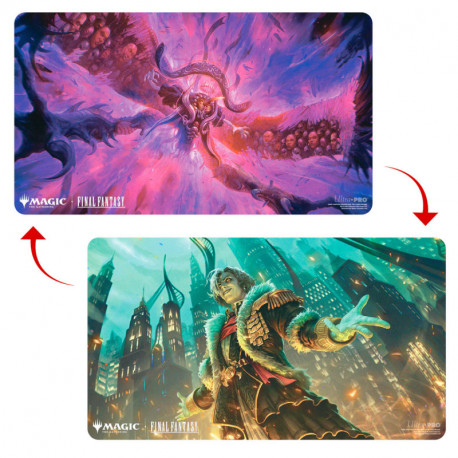 Ultra Pro - Magic: The Gathering - FINAL FANTASY Double Sided Playmat - Emet-Selch, Unsundered / Hades, Sorcerer of Eld