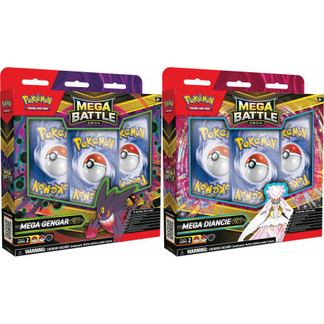 Pokemon - Mega-Kampfdecks - Set (Mega-Gengar‑ex / Mega-Diancie‑ex)