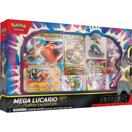 Pokemon - Collezione con statuina Mega Lucario ex