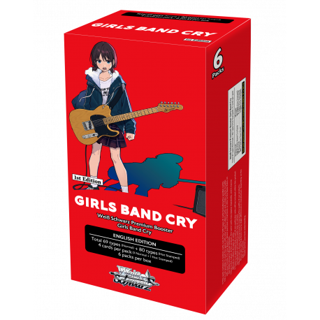 Weiss Schwarz - Girls Band Cry - Premium Booster Display (6 packs)