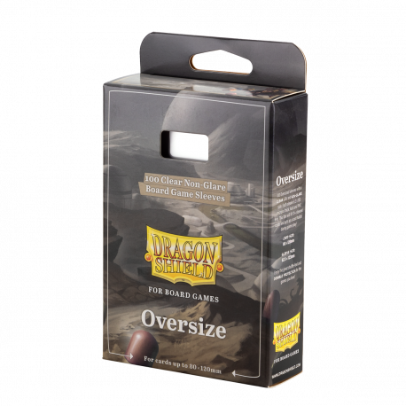 Dragon Shield - Clear/Non-Glare Board Game Sleeves - Oversize