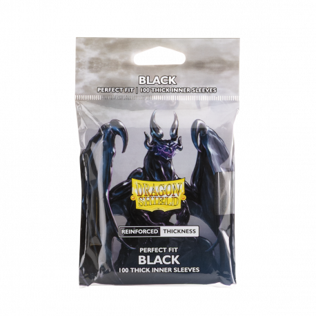 Dragon Shield - Perfect Fit Thick Inner 100 Sleeves - Clear