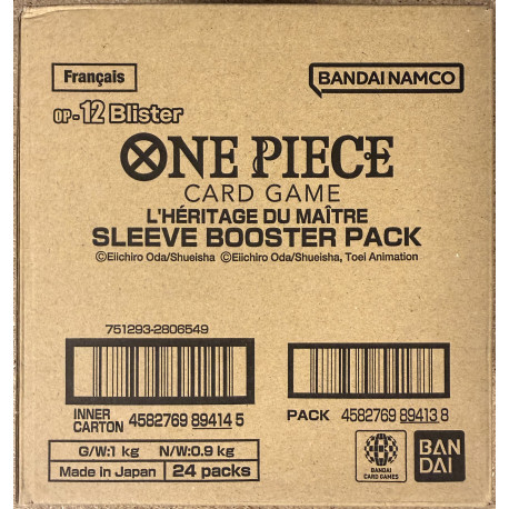 One Piece Card Game - OP-12 - Sleeved Booster Display (24 Packs)