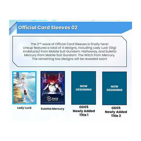 Gundam Card Game - Official Card Sleeve 02 (4x70)