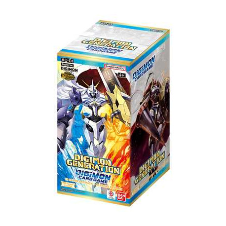 Digimon Card Game - Digimon Generation AD-01 - Advanced Booster Display (12 Packs)