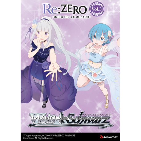 Weiss Schwarz - Re:ZERO -Starting Life in Another World- Vol.3 - Booster Display (12 Packs)