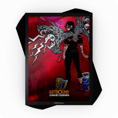 Riftbound: League of Legends TCG - Unleashed 100 Art Sleeves - Vi, Piltover Enforcer