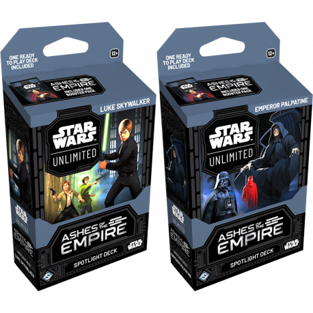Star Wars: Unlimited - Ashes of the Empire - Spotlight Deck Set (2 Decks)