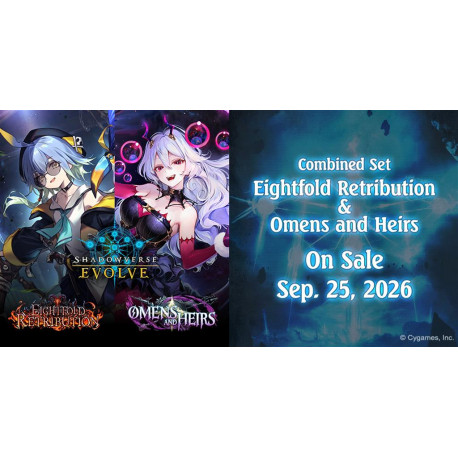 Shadowverse: Evolve - Eightfold Retribution & Omens and Heirs - Booster Display (12 packs)