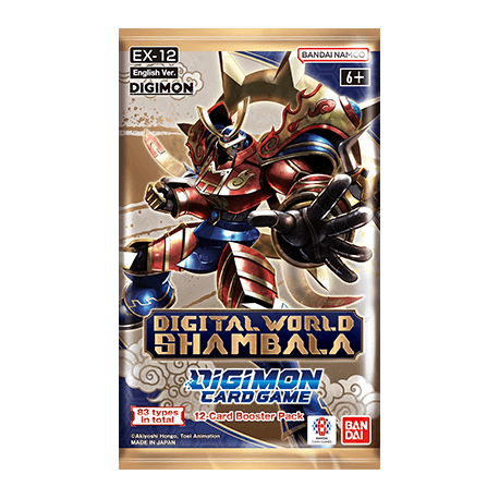 Digimon Card Game - Digital World Shambala EX12 - Extra Booster Display (24 Packs)