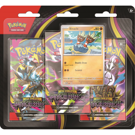 Pokemon - ME05 Pitch Black - 3-Pack Blister
