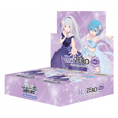Weiss Schwarz - Re:ZERO -Starting Life in Another World- Vol.3 - Booster Display (12 Packs)