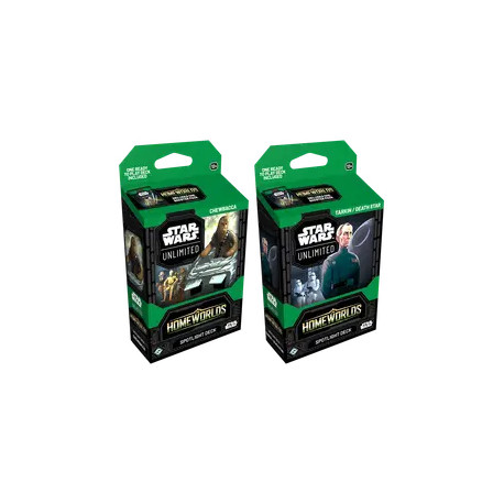 Star Wars: Unlimited - Homeworlds - Spotlight Deck Set (2 Decks)