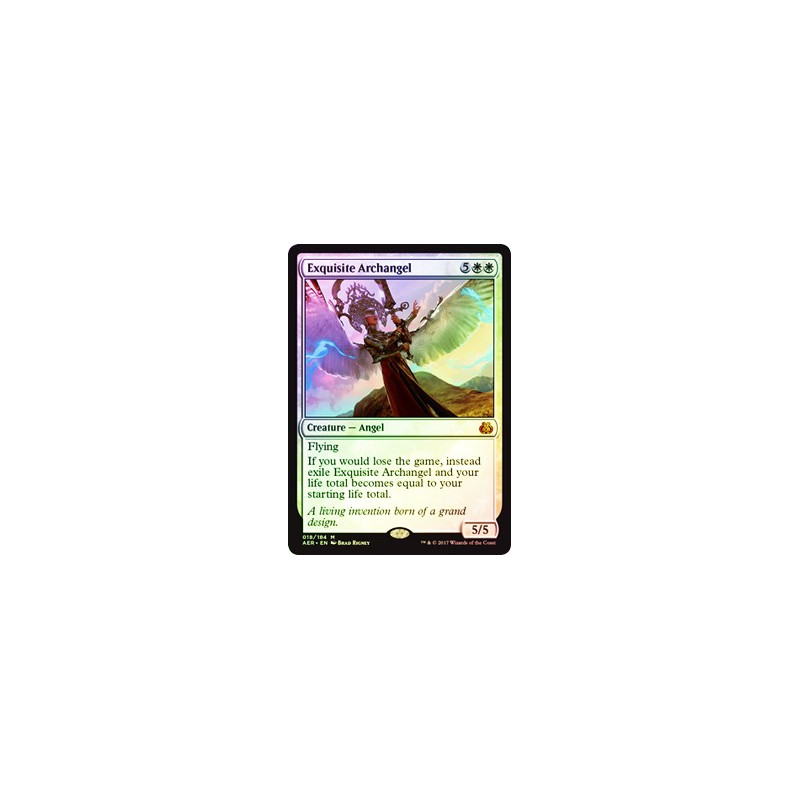 thumbnail image 2 of Exquisite Archangel – Aether Revolt – MTG Mythic White Creature – Near Mint 2 of 6