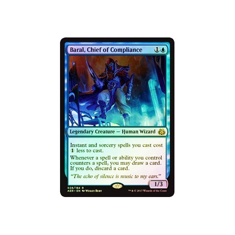 Baral, Chief of Compliance - Foil