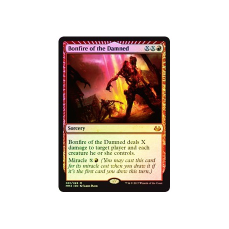 Bonfire of the Damned - Foil