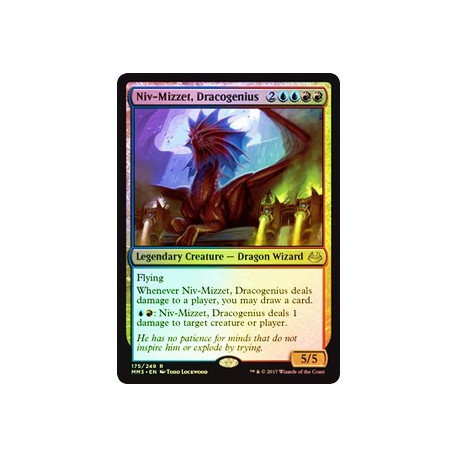 Niv-Mizzet, Dracogenius - Foil