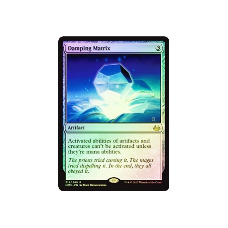 Damping Matrix - Foil