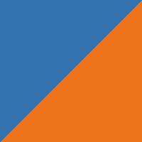 Bleu/Orange